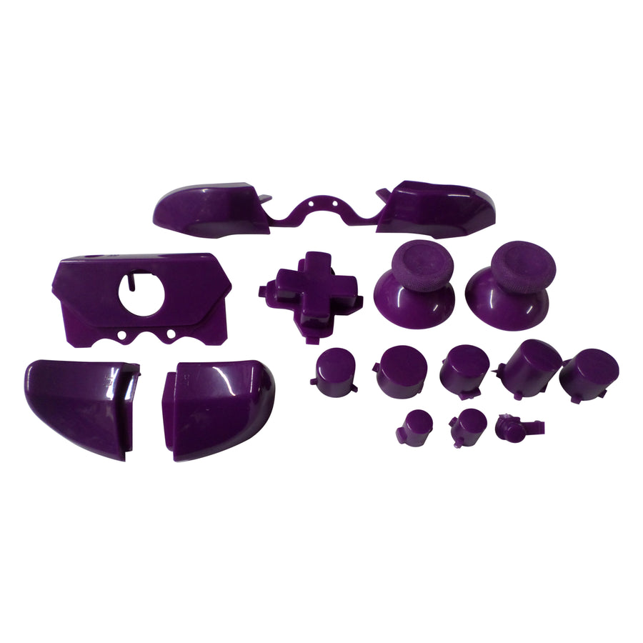 Full Button Set For Xbox One 1697 & One E 1698 Controllers - Purple | ZedLabz