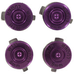 Aluminium Metal Bullet Action Button Set For Sony PS4 Controllers - Purple | ZedLabz