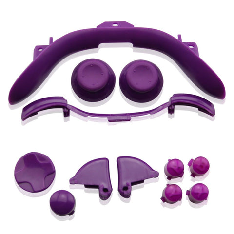Button set for Microsoft Xbox 360 Controller repair part kit replacement - purple | ZedLabz