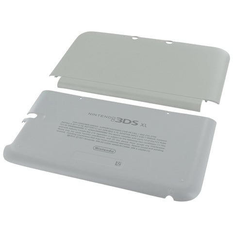 ZedLabz top & bottom cover plates kit for Nintendo 3DS XL console (old 2012) - white