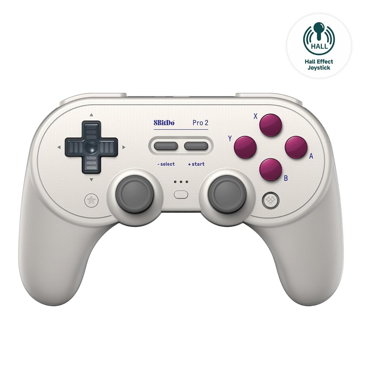 Pro 2 Bluetooth controller with Hall Effect sticks for Switch, Windows, macOS, Android & Steam Deck - G Classic Edition | 8BitDo