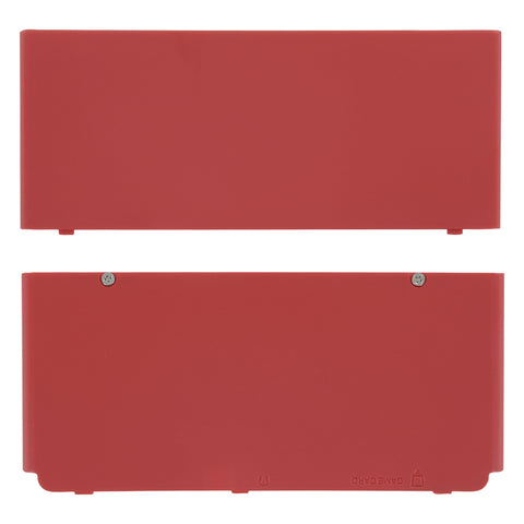 ZedLabz compatible top & bottom cover plates for Nintendo new 3DS console - Red