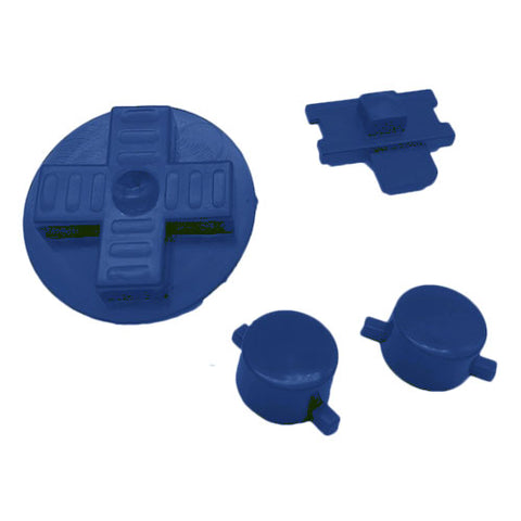 Replacement Button Set For Nintendo Game Boy DMG-01 - Blue | ZedLabz