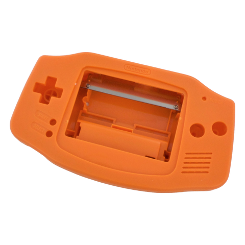 Modified housing front & back shell for IPS LCD Screen Nintendo Game Boy Advance console replacement - Orange | Funnyplaying