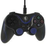 Wired Controller For Sony PS3 With Extra Long 3M Cable - Black & Blue | ZedLabz
