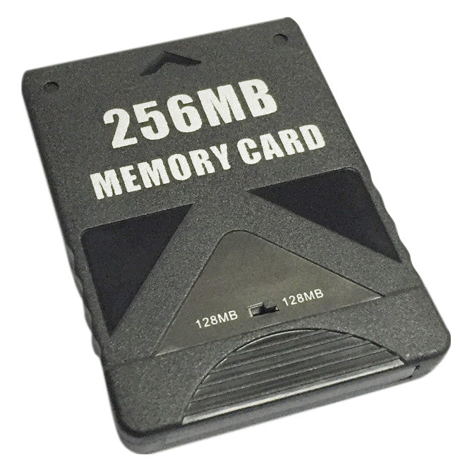 256MB Memory Card For Sony PS2 - Black | ZedLabz