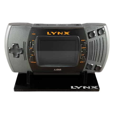 Display stand for Atari Lynx II handheld console - Crystal Black | Rose Colored Gaming