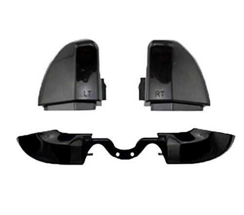 Trigger button & bumper set for Xbox One Controller LB RB LT RT replacement gloss finish - Black | ZedLabz