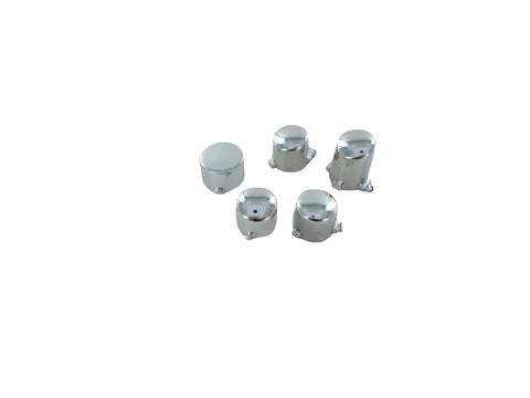 Button set for Microsoft Xbox One 1537 controller ABXY inc guide replacement - Chrome Silver | ZedLabz