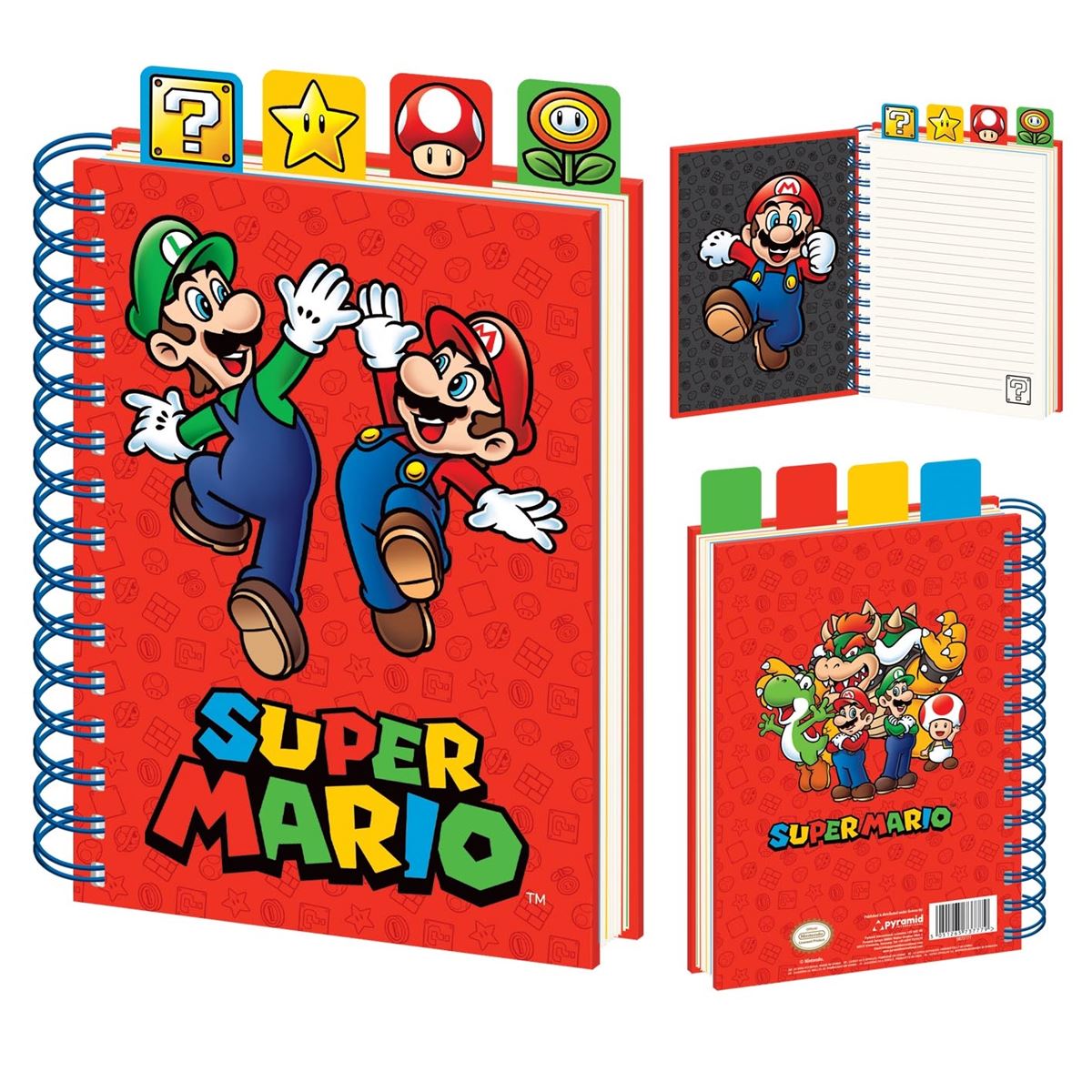 Super Mario items A5 wiro project book school notebook | Pyramid