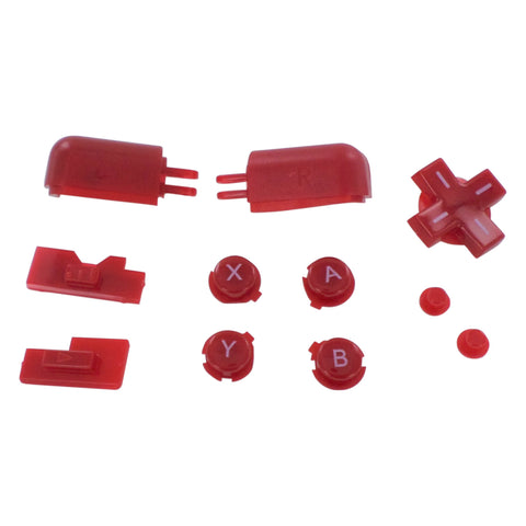 Replacement Button Set For Nintendo DS Lite - Red | ZedLabz