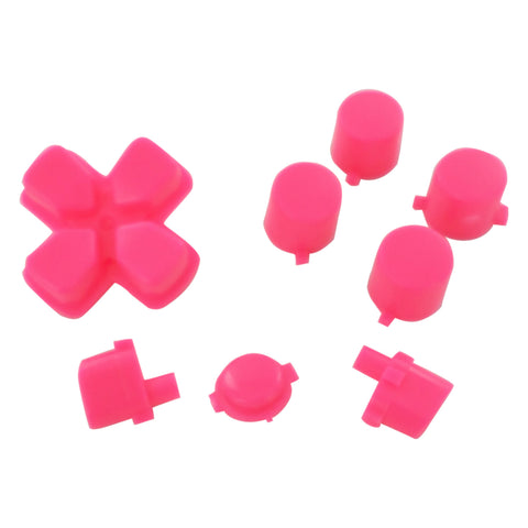 Button set for Sony PS4 Pro controllers mod kit repair replacement - pink | ZedLabz