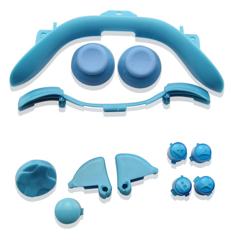 Button set for Xbox 360 Controller Microsoft full replacement - light blue | ZedLabz
