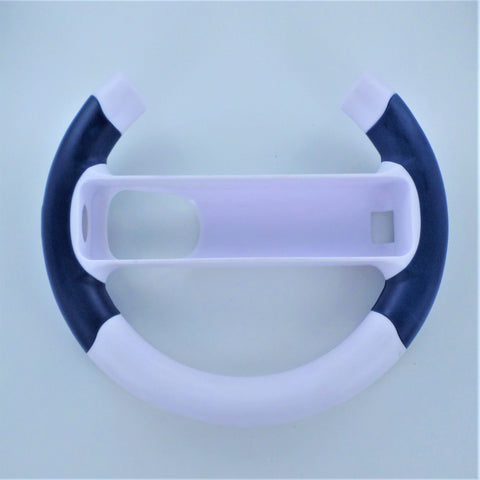 Racing wheel handle for Wii Controller - 2 pack White & Blue - REFURB | ZedLabz
