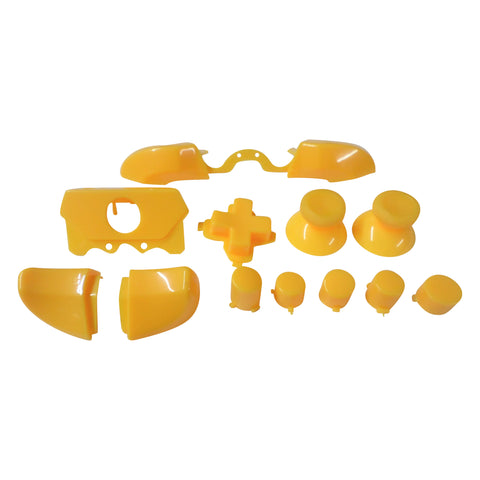 Full Button Set For Xbox One 1697 & One E 1698 Controllers - Yellow | ZedLabz