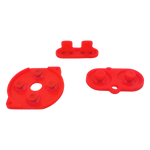 Conductive Silicone Button Contacts Kit For Nintendo Game Boy Color - Red | ZedLabz