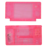 Full housing shell for Nintendo DSi console complete repair kit replacement - Clear Pink | ZedLabz