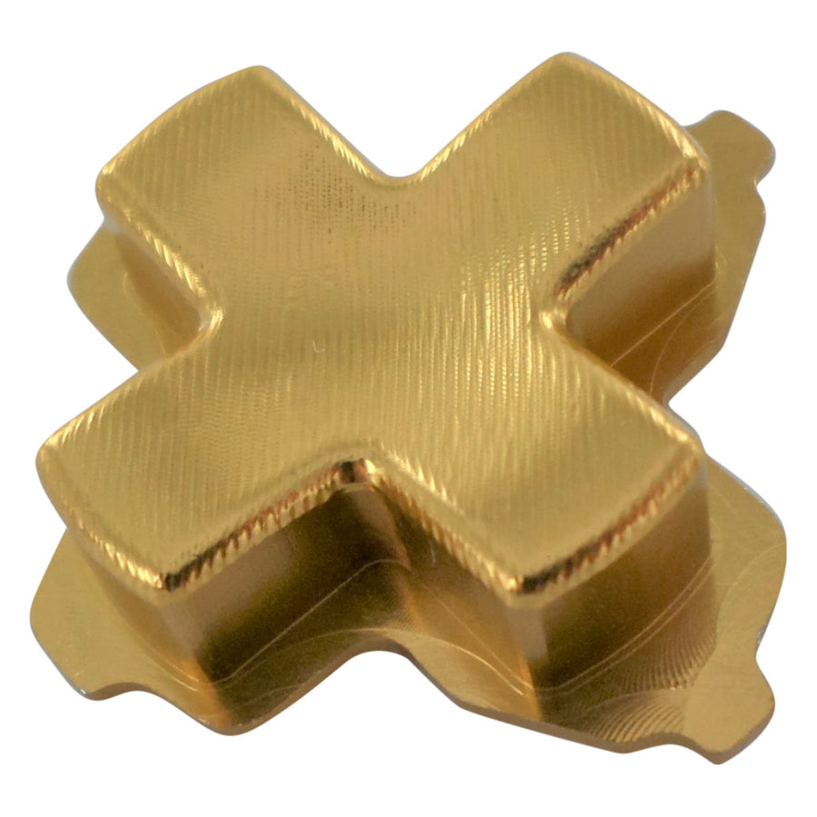 Aluminium Metal D-Pad For Xbox One Controllers - Gold | ZedLabz