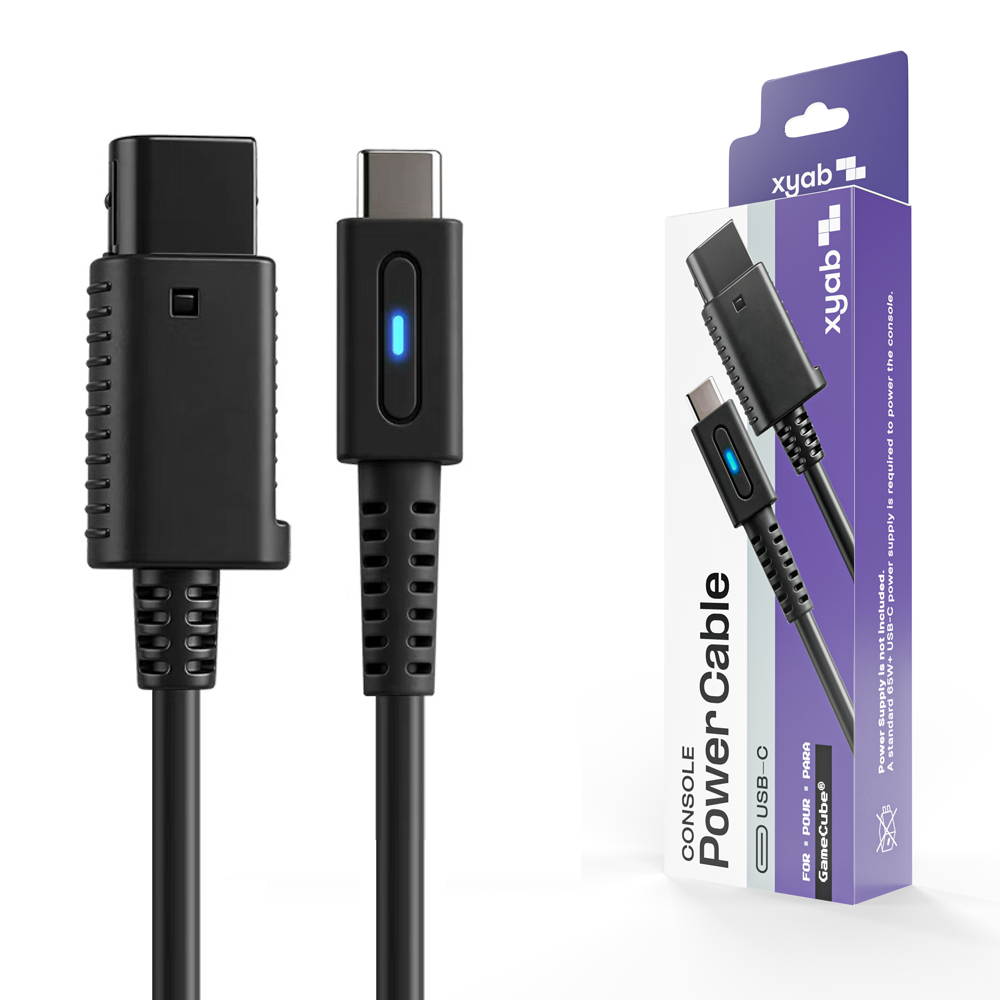 6ft USB-C power cable for Nintendo GameCube console | XYAB