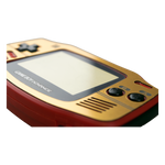 Famicom Style veneer sticker for Game Boy Advance console - metallic gold | Rose Colored Gaming