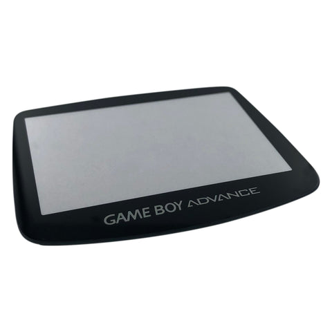 Modified glass screen lens cover for IPS screen Game Boy Advance AGS-001 replacement with silver logo | Funnyplaying