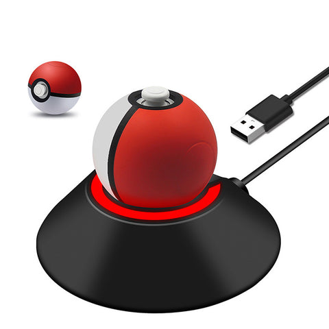 Charging stand for Nintendo Switch Pokeball plus controller USB connection - black | ZedLabz