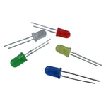 Power LED lights for Sega Dreamcast console 5mm Emitting Diode - 5 pack Yellow Red Clear Blue Green | ZedLabz