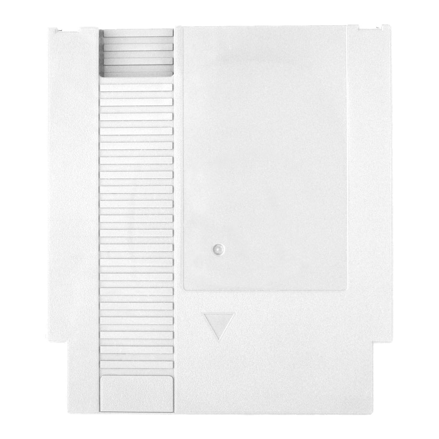 ZedLabz compatible replacement game cartridge shell case for Nintendo NES - White