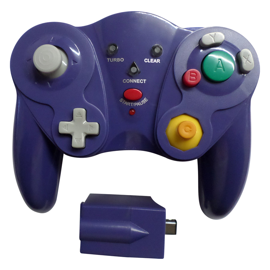Wireless Controller for Nintendo GameCube replacement - Purple | ZedLabz