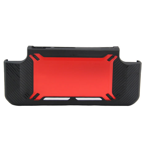 Case for Nintendo Switch New Model hard protective TPU ergonomic - black & red | ZedLabz
