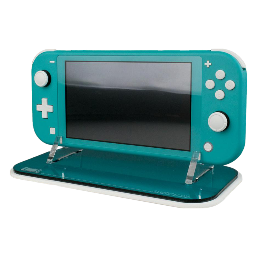 Display stand for Nintendo Switch Lite handheld console - Turquoise | Rose Colored Gaming