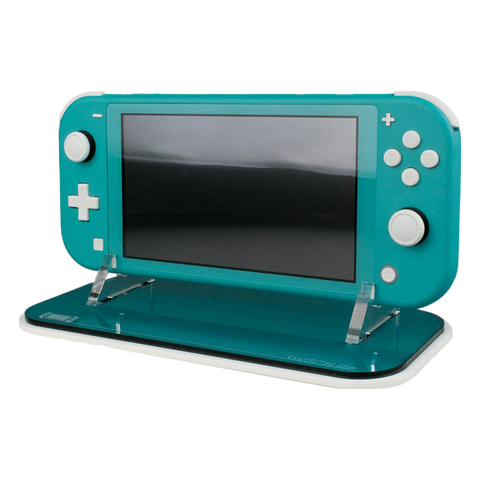 Display stand for Nintendo Switch Lite handheld console - Turquoise | Rose Colored Gaming