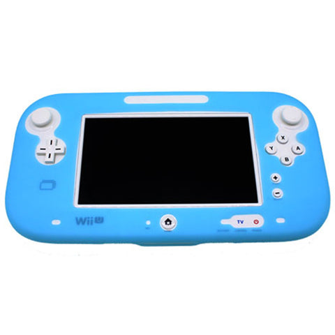 ZedLabz Protective Silicone cover for Wii U gamepad soft bumper cover - light blue