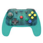 Brawler wireless 2.4G controller gamepad for Nintendo 64 [N64] - Clear blue | Retro Fighters