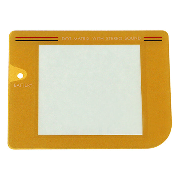 Replacement Plastic Screen Lens For Nintendo Game Boy Original DMG-01 - Yellow | ZedLabz