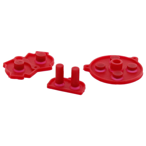 Conductive Silicone Button Contacts For Nintendo Game Boy Advance - Red | ZedLabz