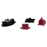 Action Buttons & D-Pad Set For Odroid-Go Advance Console - Maroon Red & Black | ZedLabz