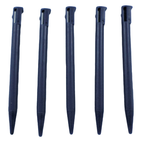 Stylus set for 3DS Original Nintendo slot in touch screen pen replacement - 5 pack Navy | ZedLabz