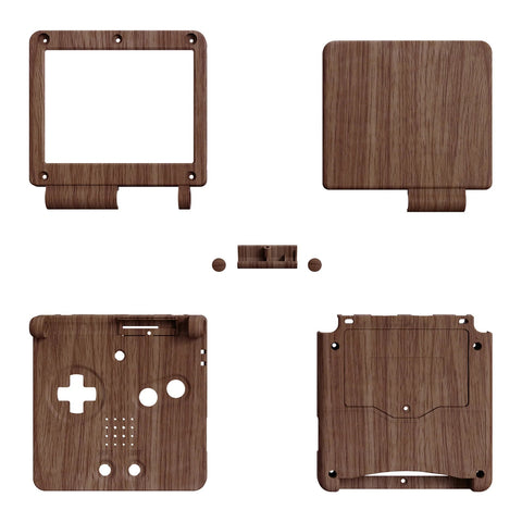 Housing kit for Game Boy Advance SP wood grain effect