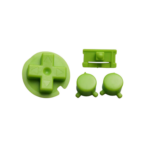 Button set for Nintendo Game Boy Pocket replacement A B D-Pad power switch GBP MGB - Green | Funnyplaying