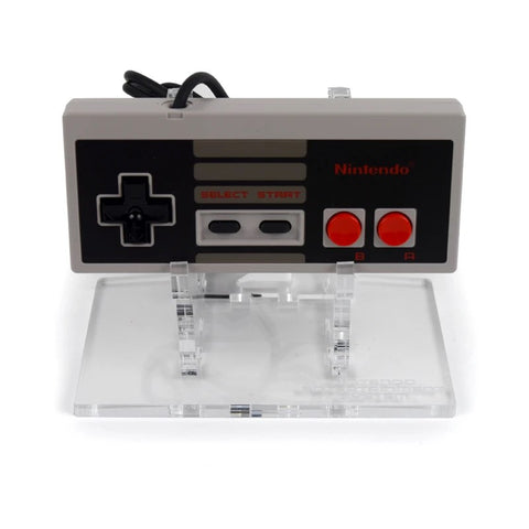 Display stand for Nintendo NES controller - Crystal Clear | Rose Colored Gaming