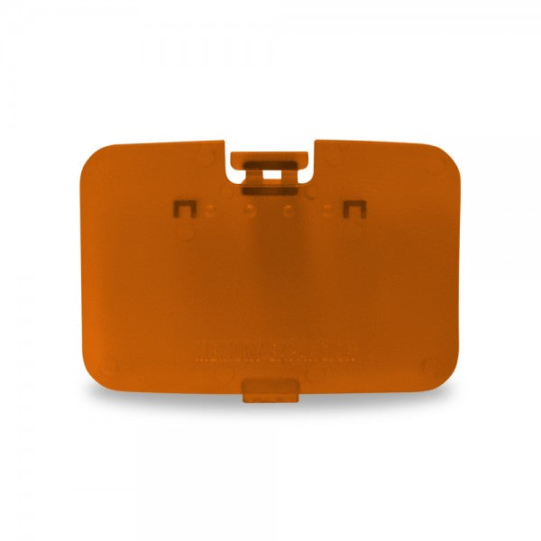ZedLabz replacement expansion cover jumper pak door for Nintendo 64 N64 - Atomic orange