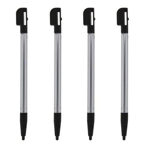 Replacement Extendable Metal Stylus Pens For Nintendo DS Lite - 4 Pack Black | ZedLabz