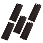 Replacement Battery Cover For Nintendo Wii Remote Controller - 5 Pack Black | ZedLabz