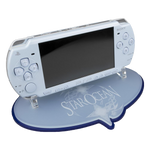 Display stand for Sony PSP console Star Ocean Edition - Frosted Blue | Rose Colored Gaming