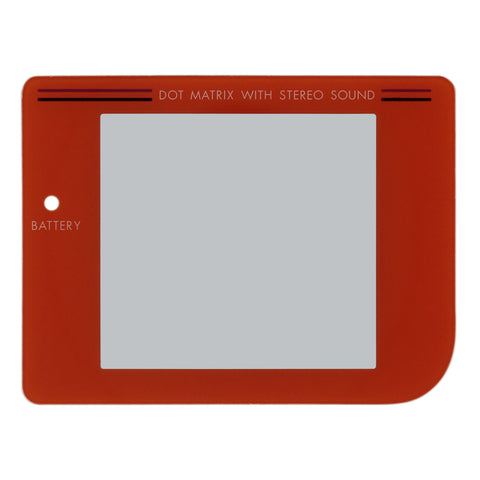 Replacement Plastic Screen Lens For Nintendo Game Boy Original DMG-01 - Orange | ZedLabz