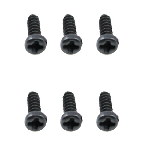 6mm philips screw set for Sony PS3 & PS2 controller housing spare parts - 6 pack black | ZedLabz