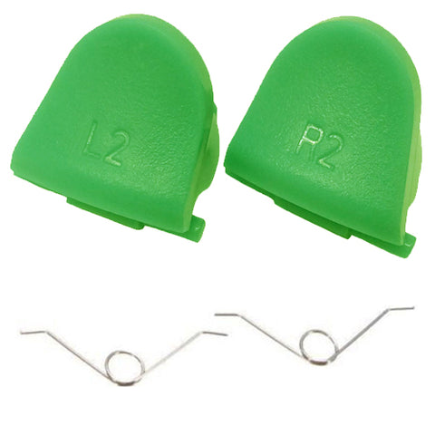 Trigger Button & Spring Set For Sony PS4 Controllers - Green | ZedLabz