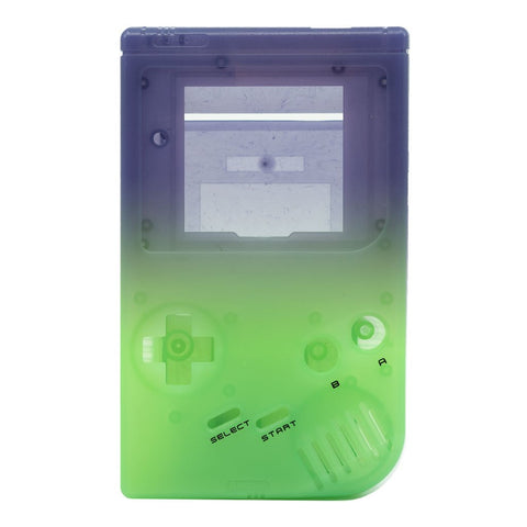 Front & Back Housing Shell For Nintendo Game Boy DMG-01 Original Console - Purple Haze (Purple To Green) | Retro Modding