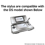 Plastic Stylus For Nintendo DS - 5 Pack Black | ZedLabz 